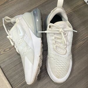 NIKE Air Max 270s white out